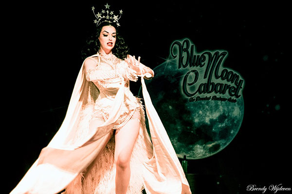 Boudoir Noir presents the sold out 13th edition of the Blue Moon Cabaret - the Decadent Burlesque Soirée - 10th May 2019
